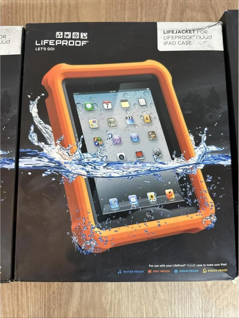 LifeProof LifeJacket apple iPad Case (2 Orange) + iPad Mounting Cradle Holder